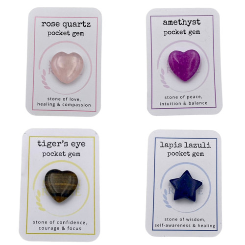 Pocket gem crystal - pocket, rose