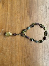 Quartz & Bead Lariat - Great Condition