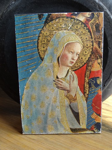 Byzantine style madonna wood - style,