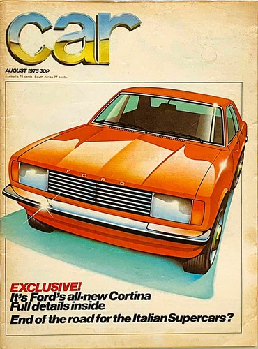 Car magazine aug 1975 - car, aug-1975