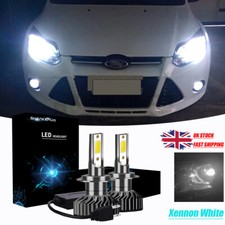 2xH7 LED Headlight Bulbs