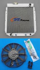3ROW Aluminum Radiator+FAN For FORD Mustang V8 ENGINE 5.0L 1964-1966 1965