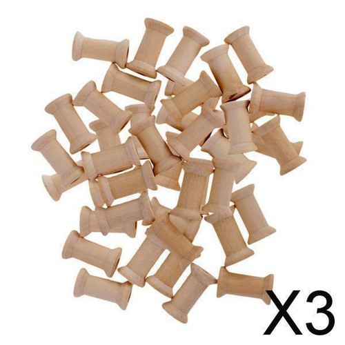 Pieces wooden bobbins - 50,