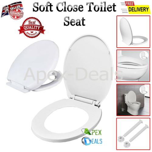 Soft close toilet - soft, white