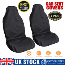 2Pcs Front Seat Covers Universal Car Van Waterproof Anti-dust Protector Clean UK