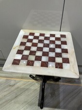 Vintage Old Chess Board Green