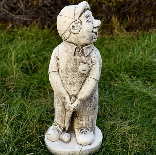 Funny golf player - , sculpture