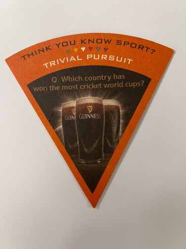 Guinness trivial persuit - guinness,