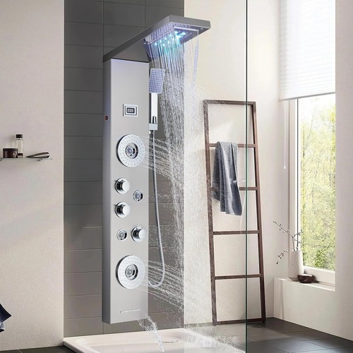 Stainless steel shower panel - stainless,