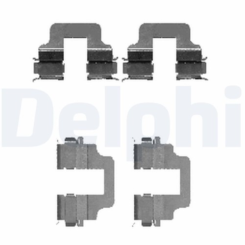 Disc brake pad accessory kit - disc,