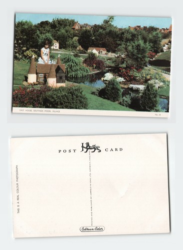 Vintage postcard oast house - vintage,