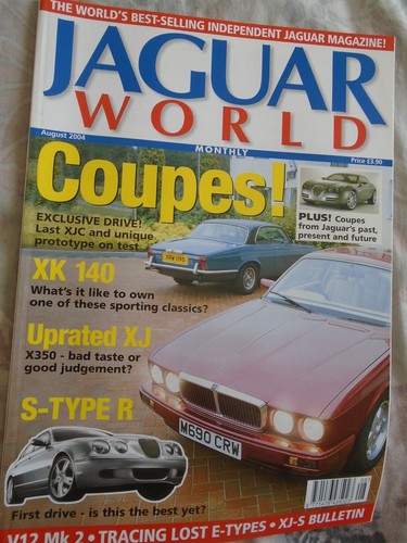 Jaguar world aug 2004 xjc - aug,