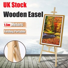 Easel Wooden Artist Art Tripod Folding Portables Sketch Painters Drawing Display