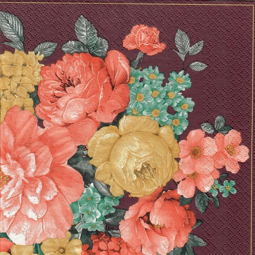 Single paper napkins - 4,