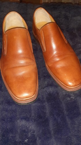 Men tan soft leather slip - men's,