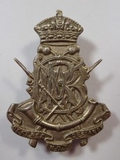 India: Northern Bengal Railway Volunteer Rifles original Cap Badge.