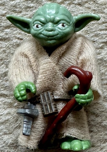 Vintage star wars 1980 yoda - star,
