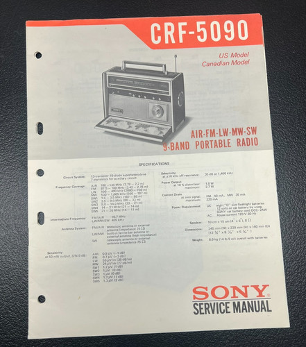 Original sony crf 5090 - sony, crf-5090