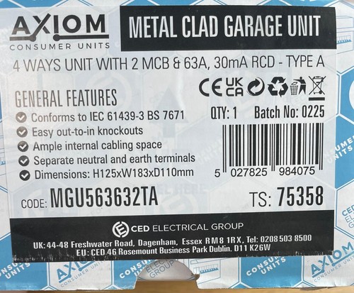 Ced axiom mgu633cbta - ced,