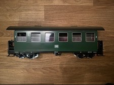 LGB 3070 (G Scale) DB, 2nd Class Steel Body Bogie Coach with working lights.