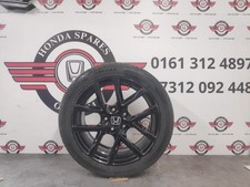 HONDA CIVIC MK9 1 x GENUINE SINGLE ALLOY WHEEL BLACK 225 45 17 INCH 7 MM TYRE #2