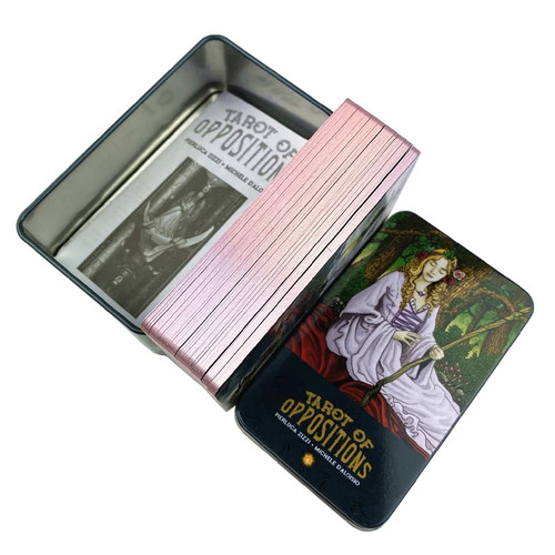Metal box pink gilded - metal,