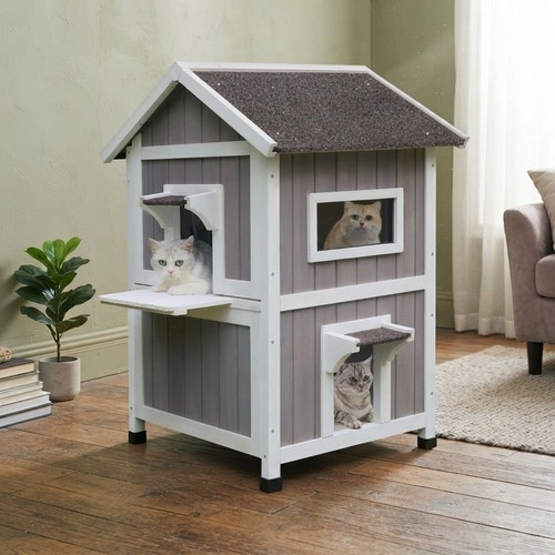Spacious outdoor cat shelter - outdoor,