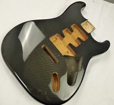 Strat Stratocaster Body 3 pcs North American Alder HSS Carbon Fiber Layer 2.46kg
