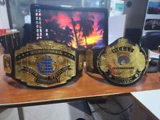 WWE DUO INTERCONTINENTAL & WING EAGLE 4MM HEAVY ZINC TITLES FREE SHIP UK