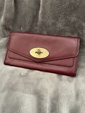 Mulberry Alexa Postmans Lock Continental Purse Soft Buffalo Leather