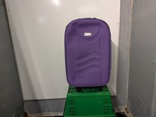 Rich Mount Purple Suit Case Travel Bag with Wheels Size Small