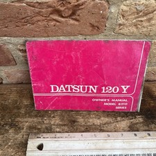 Datsun 120Y owners manual