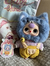Baby Three BB3 Kittens Wardrobe - Blue Kitten - Blind Box Bag Charm Key Chain