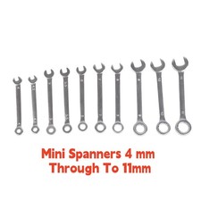 Mini Spanners 10pcs Model