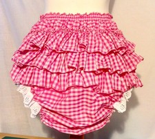 All sizes £45 Adult pink Gingham Sissy nappy diaper cover ddlg