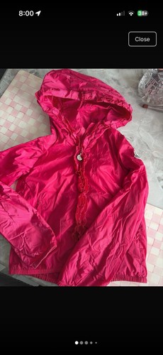 Girls moncler rain coat - age, 8