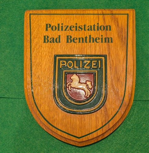 Police wall plaque bad - police,