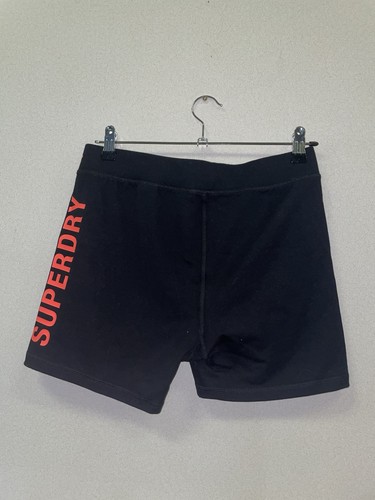 Superdry shortie black shorts - superdry,