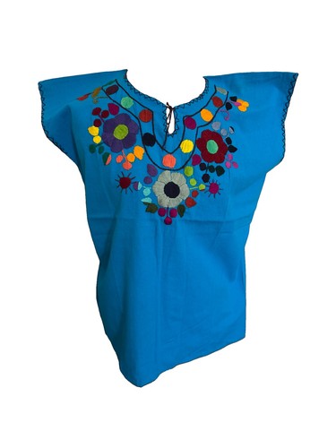Embroidered mexican blouse - mexican,