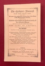 1867 WISDEN - 1ST 15 SECOND