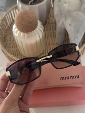 Authentic Miu Miu Logo Cat Eye