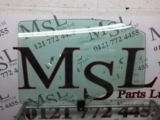 (AS) MERCEDES BENZ W220 S CLASS SALOON LIMO REAR DOOR GLASS LEFT SIDE NSR