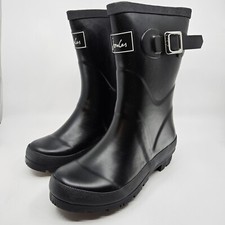 Joules Black Kelly Welly Rain