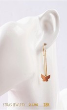 Solid 18k Gold Earrings / 2.19