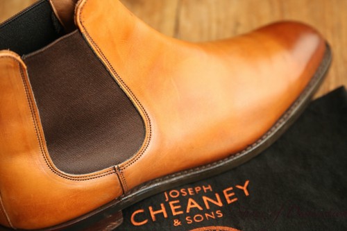 Cheaney tan brown leather - tan,