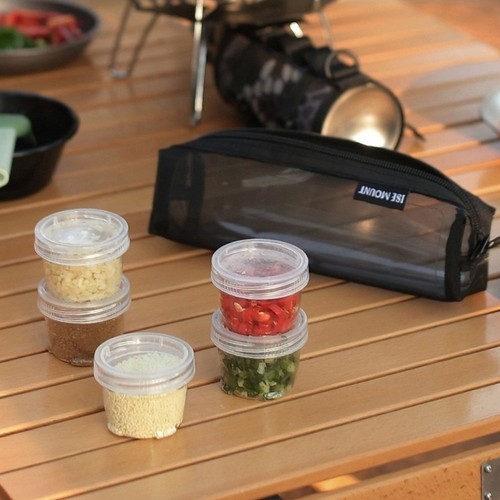 Small condiment container set - condiment,