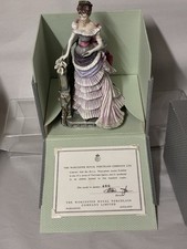 Ltd Edition  Royal Worcester  Louisa  Victorian Series Figure Boxed