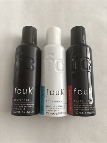 Mens fcuk body sprays - mens,