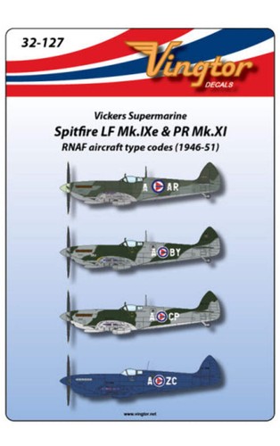 Vingtor decals 127 - 32-127, 1:32