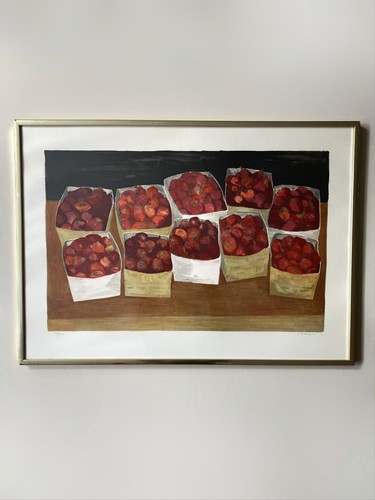 Vintage swedish lithograph - vintage,